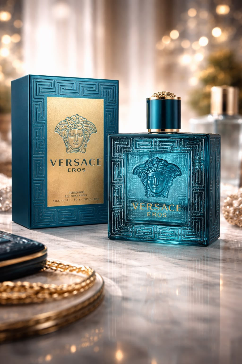 Versace Eros para hombre - Eau de Toilette en aerosol de 3.4 onzas